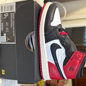 Jordan Kids' Sneakers in Black, White, and Red